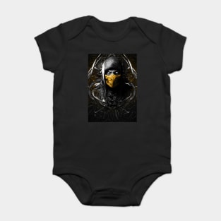 Mortal Kombat X Scorpion Baby Bodysuit